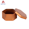 Nice-can special design Hexagon shape metal gift box